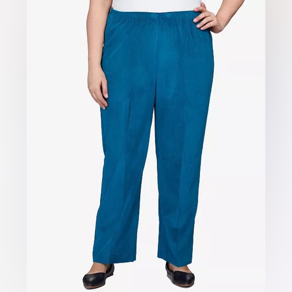 Alfred Dunner Teal Pants Size 10